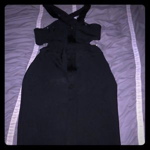 Small criss cross bodycon dress